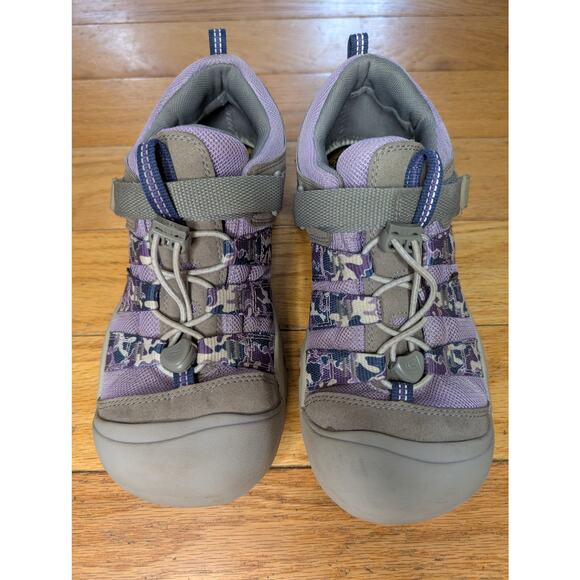 Keen Purple Gray Geometric Hiking Shoes Trail Outdoor Gorpcore Women's 7 - Picture 8 of 9